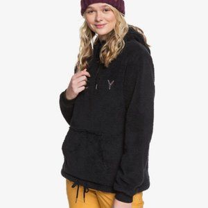 ROXY Pluma Sherpa Half-Zip Sherpa Hoodie